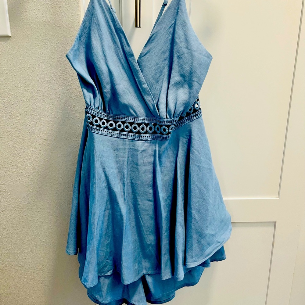 ✨IG FAVORITE !!! NWT ! ✨ Stunning Jean Romper ! ✨